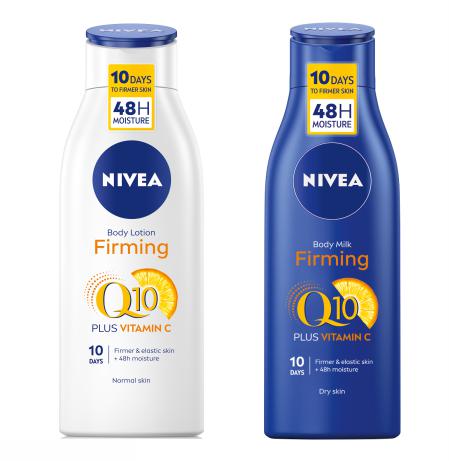 NIVEA Q10 losion za ucvrscivanje koze tijela i NIVEA Q10 mlijeko za ucvrscivanje koze tijela