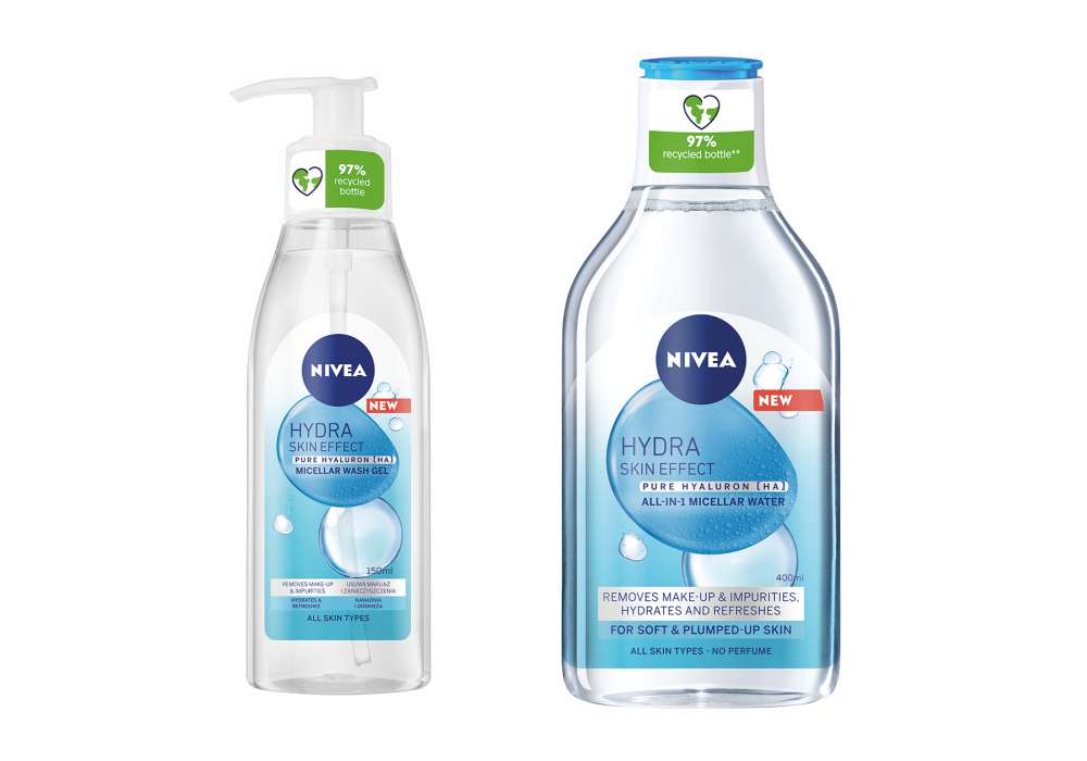 Učinkovito čišćenje lica uz NIVEA Hydra Skin Effect micelarnu vodu i gel