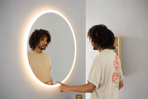 Option Mirror Round 90, ogledala s rasvjetom