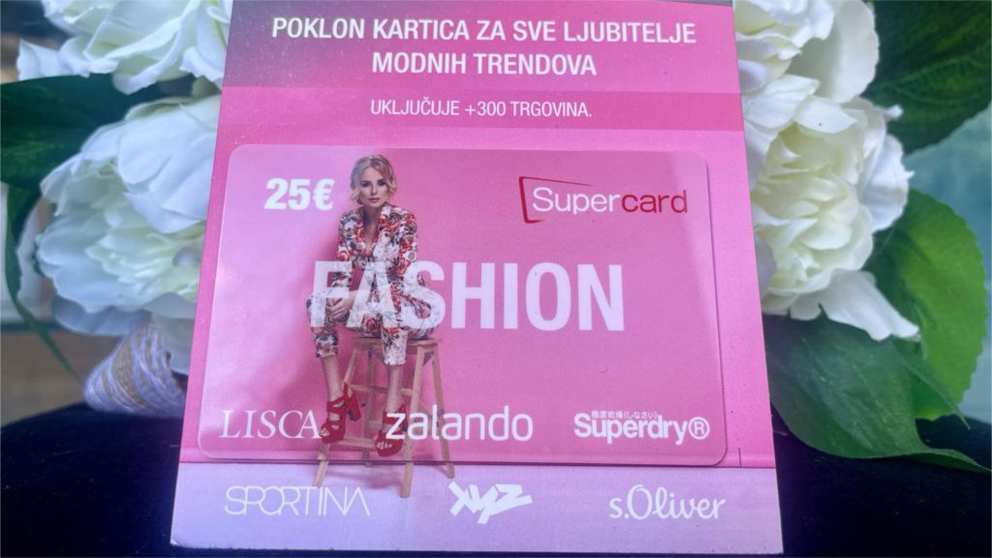 SuperCard Fashion poklon kartica