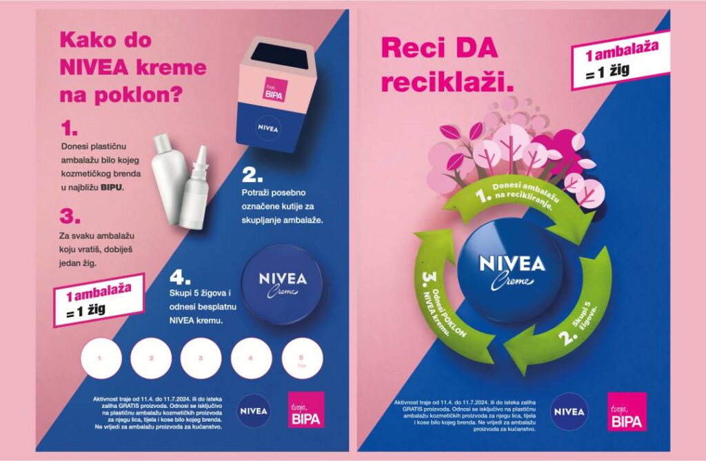 Reci DA reciklazi i osvoji omiljenu NIVEA kremu