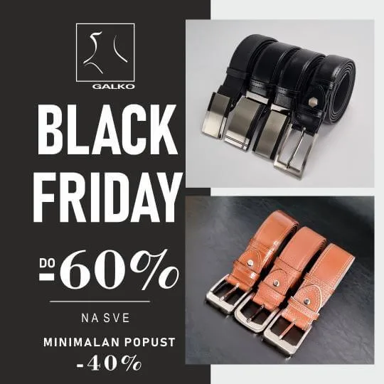 Galko Black Friday muski remeni, najbolji Black Friday popusti