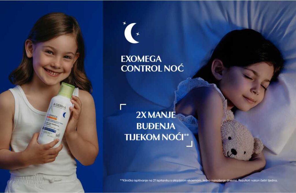 Aderma nocna njega koja smiruje suhu kozu