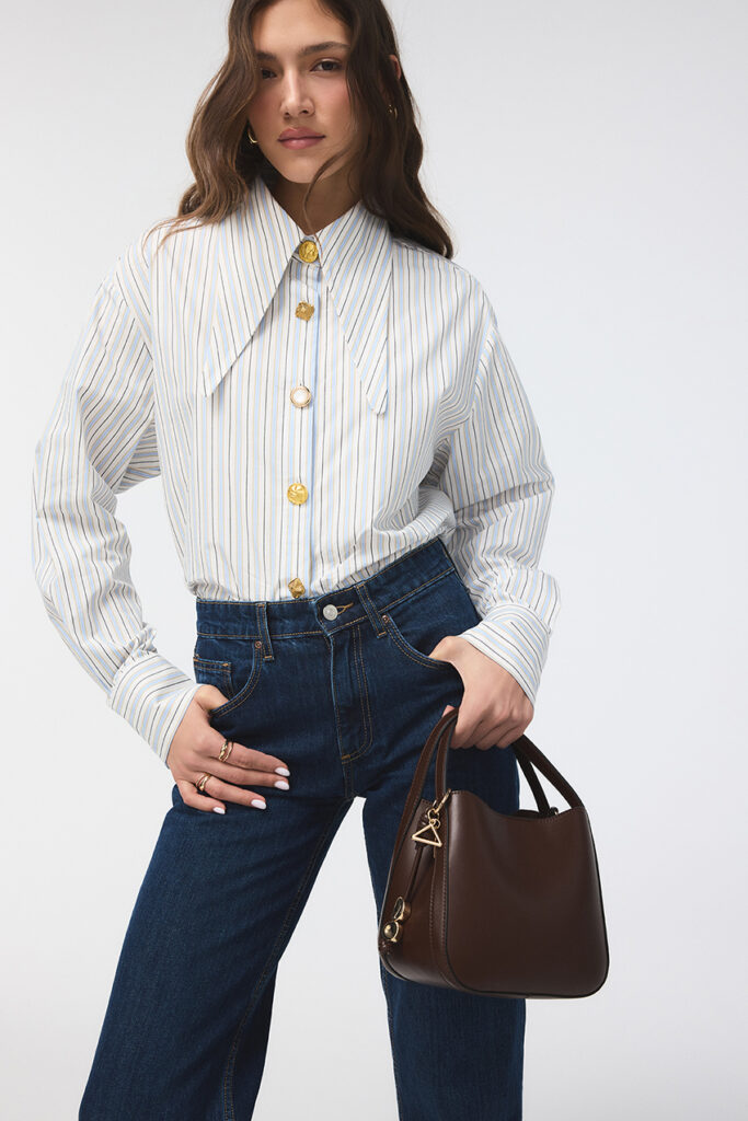 Aldo nova kolekcija auralily darkbrown, tamno smeđa torba