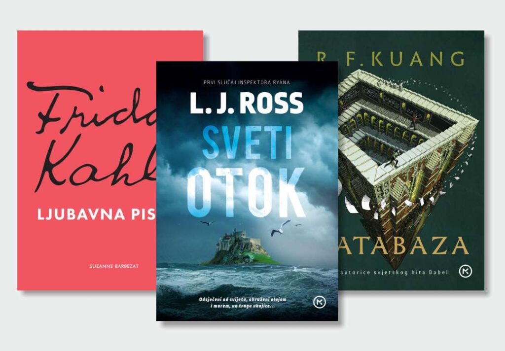 Preporuke knjiga Frida Kahlo, Katabaza i Sveti otok naslovnice.