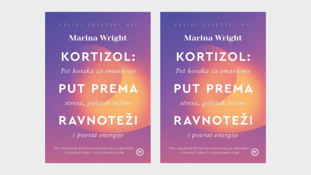 Naslovnice knjige Kortizol autorice Marine Wright.