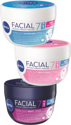 NIVEA Facial tri nove kreme kutije.