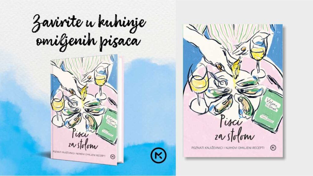 “Pisci za stolom” Valerie Stivers: Kako su kuhali Jane Austen i Tolstoj Pisci za stolom naslovnica.