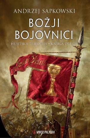 Naslovnica knjige "Božji bojovnici" autora Andrzeja Sapkowskog u izdanju Vorto Palabra.