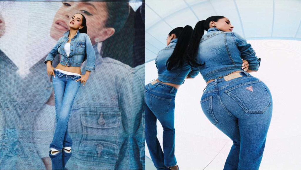 GUESS vraća kultni traper stil 2000-ih uz Becky G Kampanja s Becky G koja predstavlja novi model traperica niskog struka, GUESS B Jean.
